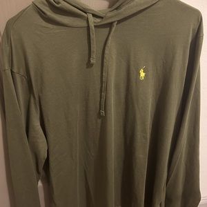 Never worn Polo By Ralph Lauren jersey hooded t-shirt